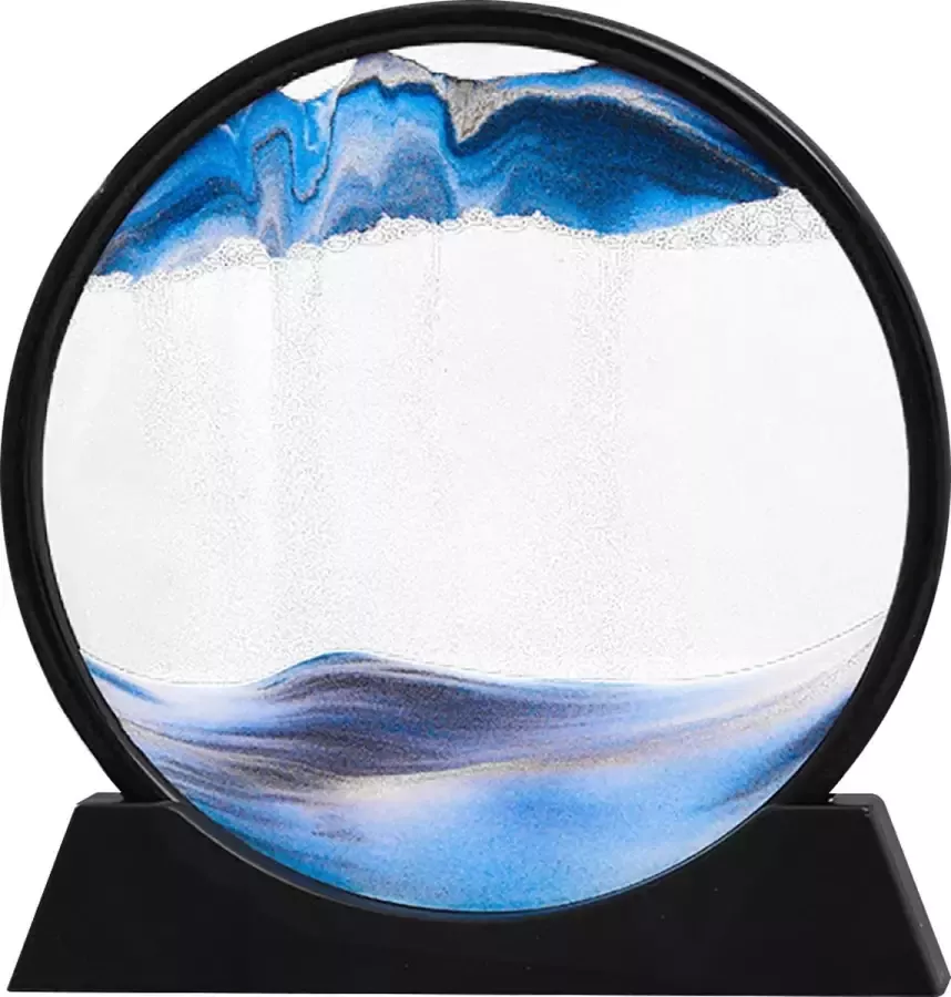 The 6th Life Store 3D Zandloper – Modern Bewegende Zandkunst – Kunst & Decoratie – Tafellamp – 17 8CMx30CM