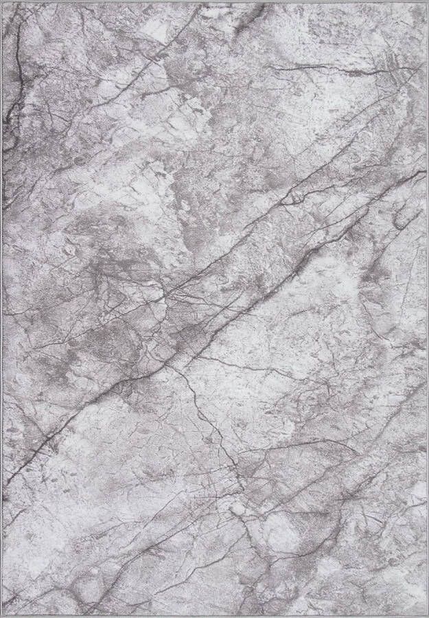 The carpet Enna modern tapijt van onderhoudsvriendelijk polyester plat geweven met antisliprug antislip en slijtvast tapijt 240x340 - Foto 2