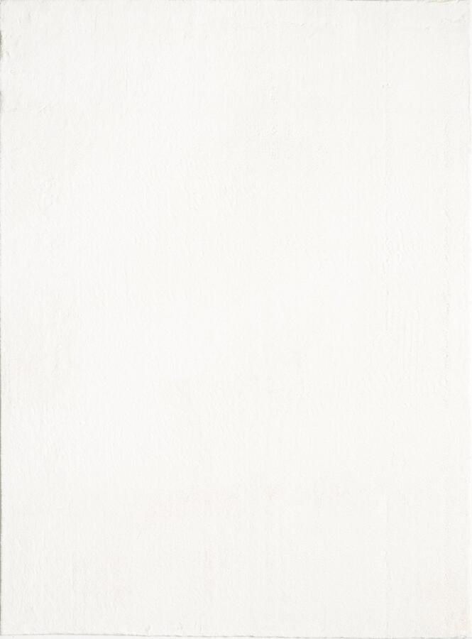 The carpet Comfy Vloerkleed – Zacht bonttapijt 100% polyester wasbaar geschikt voor vloerverwarming Öko-Tex gecertificeerd crème 120 rond