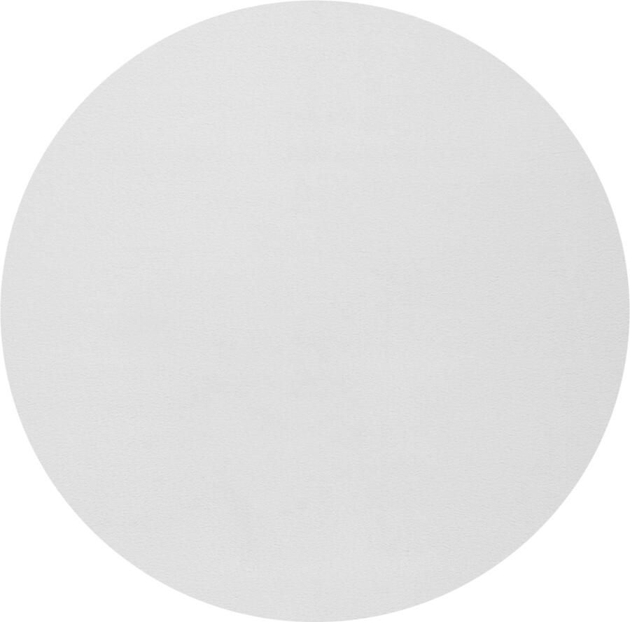 The carpet Cosy Vloerkleed in Bontlook – Super zacht wasmachinebestendig Öko-Tex Standard 100 Perfect voor Woonkamer & Slaapkamer – Wit – rond 200 cm