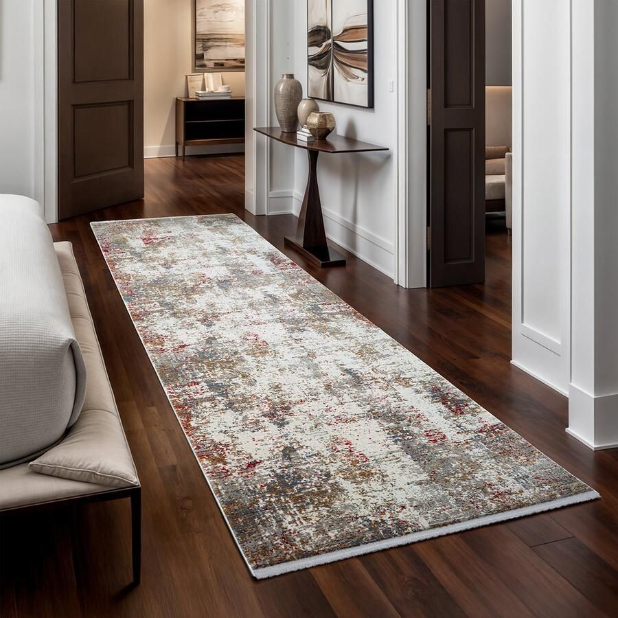 The carpet Fine hoogwaardige woonkamer vloerkleed modern zachte textuur stijlvol design luxueuze kwaliteit ideaal voor slaapkamer & woonruimtes geschikt voor vloerverwarming Meervoudig 80 x 300 cm