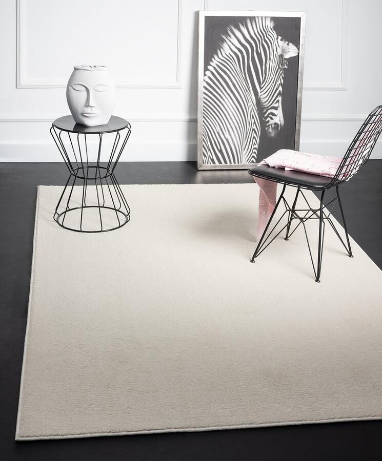 The carpet Marley Elegante Designer Vloerkleed Zacht & Onderhoudsvriendelijk Kortpolig Woonkamer Turquoise 160 cm rond