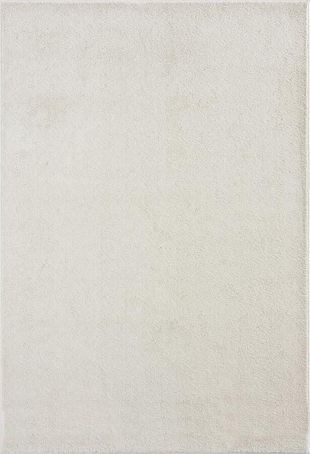 The carpet Marley Elegante Designer Vloerkleed Zacht & Onderhoudsvriendelijk Kortpolig Woonkamer Crème 160 x 230 cm