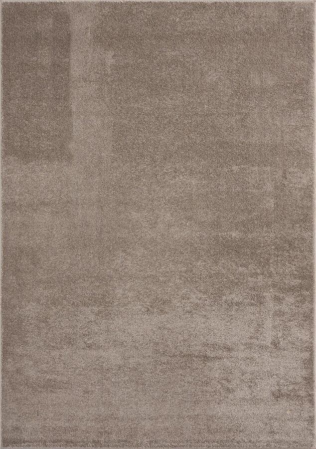 The carpet Marley Elegante Designer Vloerkleed Zacht & Onderhoudsvriendelijk Kortpolig Woonkamer beige taupe 60 x 110 cm