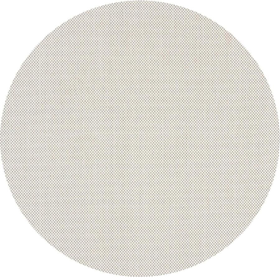 The carpet Mistra robuust buitentapijt modern weerbestendig & UV-bestendig voor balkon terras en serre Maar ook geschikt voor de keuken plat geweven 160x160 round