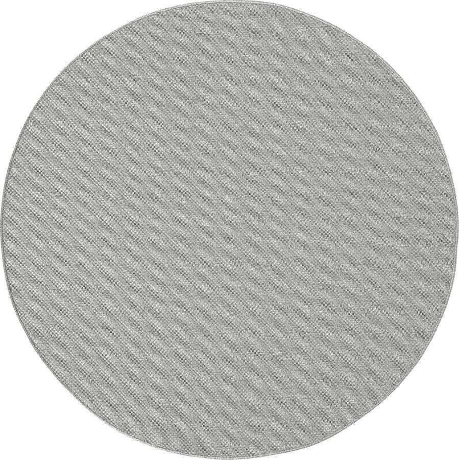 The carpet Mistra robuust buitentapijt modern weerbestendig & UV-bestendig voor balkon terras en serre Maar ook geschikt voor de keuken plat geweven 160x160 round