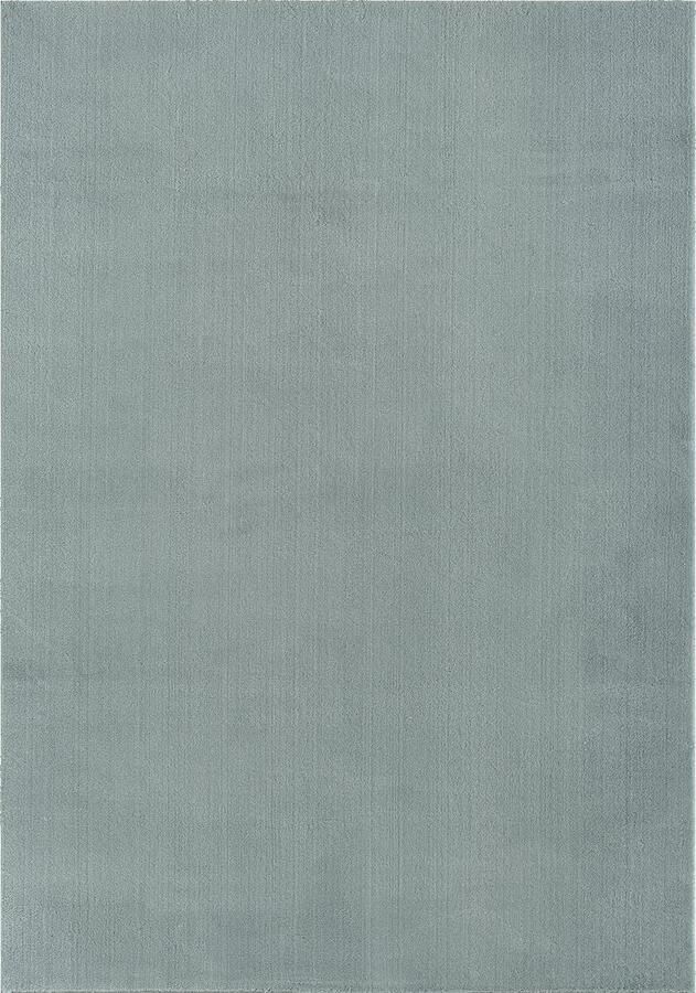 The carpet Vloerkleed voor woonkamer of slaapkamer in blauw 140x200 cm Modern en zacht kortpolig tapijt Rechthoekig Antislip onderkant Wasbaar tot 30 Graden Rug for bedroom or living room RELAX kleed by