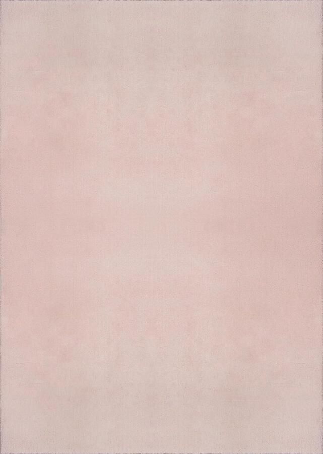 The carpet Vloerkleed voor woonkamer of slaapkamer in roze 200x280 cm Modern en zacht kortpolig tapijt Rechthoekig Antislip onderkant Wasbaar tot 30 Graden Rug for bedroom or living room RELAX kleed by