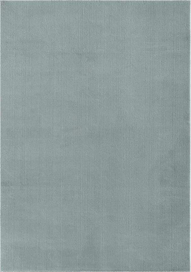 The carpet Vloerkleed voor woonkamer of slaapkamer in blauw 120x160 cm Modern en zacht kortpolig tapijt Rechthoekig Antislip onderkant Wasbaar tot 30 Graden Rug for bedroom or living room RELAX kleed by