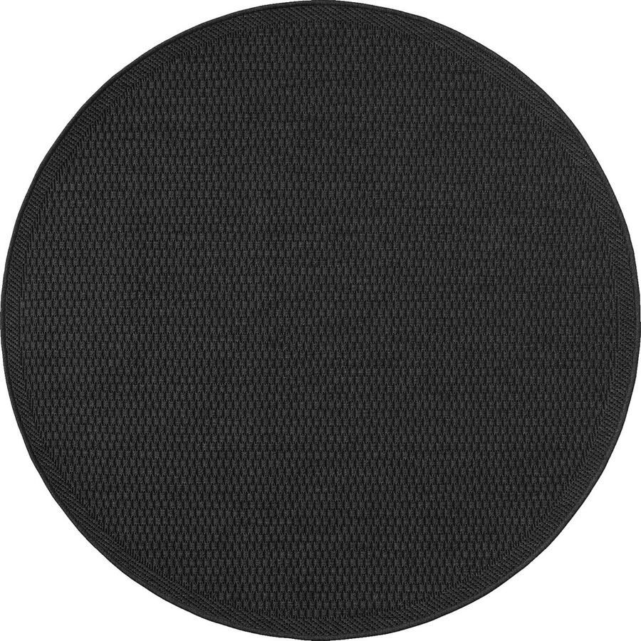 The carpet Toulouse Buitentapijt voor terras en balkon Weerbestendig UV-bestendig waterafstotend onderhoudsvriendelijk robuust en slijtvast Anthracite 120 cm