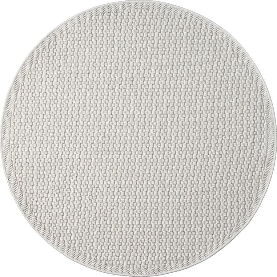 The carpet Toulouse Buitentapijt voor terras en balkon Weerbestendig UV-bestendig waterafstotend onderhoudsvriendelijk robuust en slijtvast Cream 120 cm