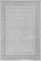 The carpet Vloerkleed 160 x 230 cm laagpolig modern tapijt woonkamer elegant glanzend woonkamer tapijt in grijs met goud zilver rand tapijt Mila - Thumbnail 1