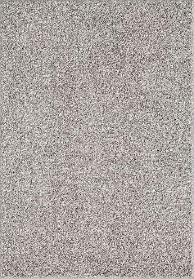 The carpet Foxy Shaggy – Hoogpolig wasbaar vloerkleed met antislip geschikt voor woonkamer en slaapkamer grijs 200 x 290 cm