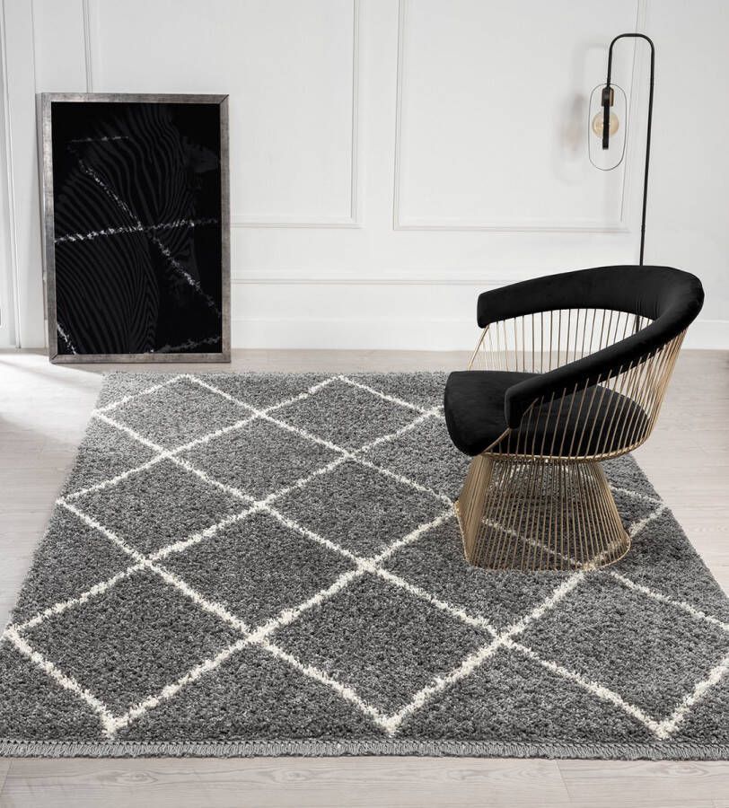 the carpet Vloerkleed hoogpolig 200x290 cm Modern en zacht Bahar Shaggy by