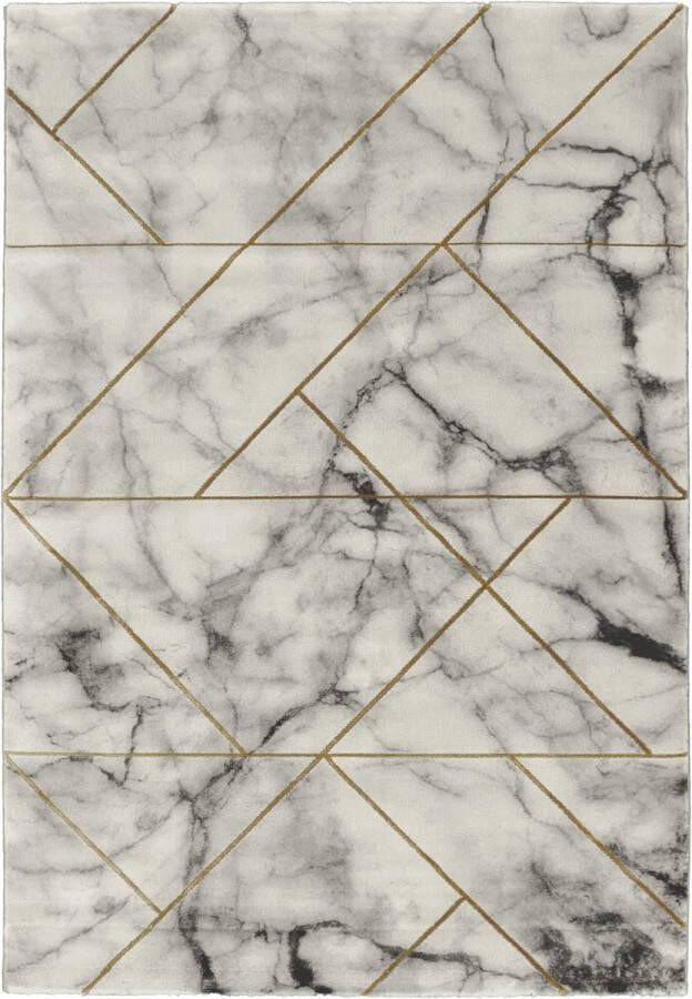 The carpet Vloerkleed laagpolig 200x290 cm Zacht Modern design MARBLE by