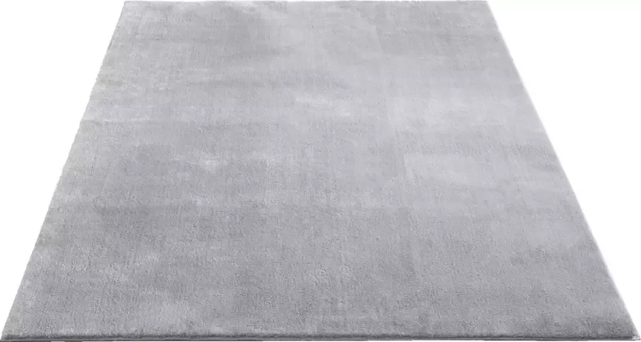 the carpet Vloerkleed Relax Modern pluizig kortpolig tapijt antislip onderkant wasbaar tot 30 graden superzacht bontlook antraciet 200 cm rond