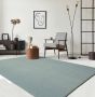 The carpet Vloerkleed voor woonkamer of slaapkamer in blauw 120x170 cm Modern en zacht kortpolig tapijt Rechthoekig Antislip onderkant Wasbaar tot 30 Graden Rug for bedroom or living room RELAX kleed by - Thumbnail 1