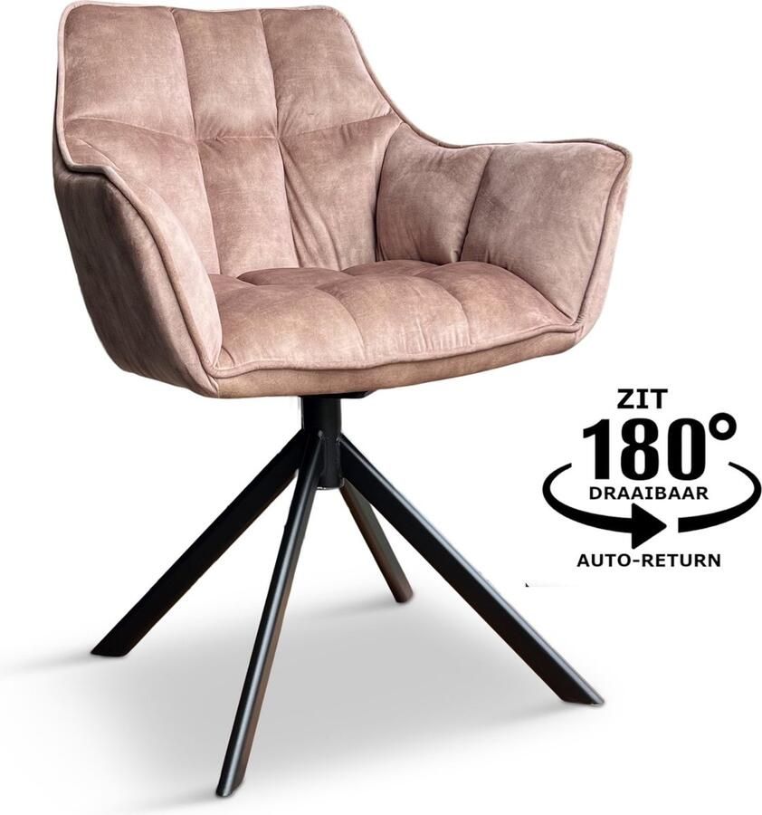 The Chair Company Armstoel Leon velvet liver