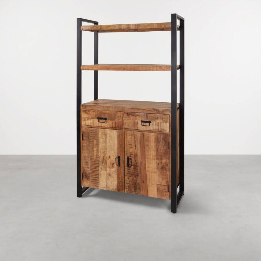 The Copperbarn Britt boekenkast buffetkast 2 planken