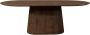 The Copperbarn Deens ovaal eettafel 180cm mangohout kegelpoot Walnoot - Thumbnail 2