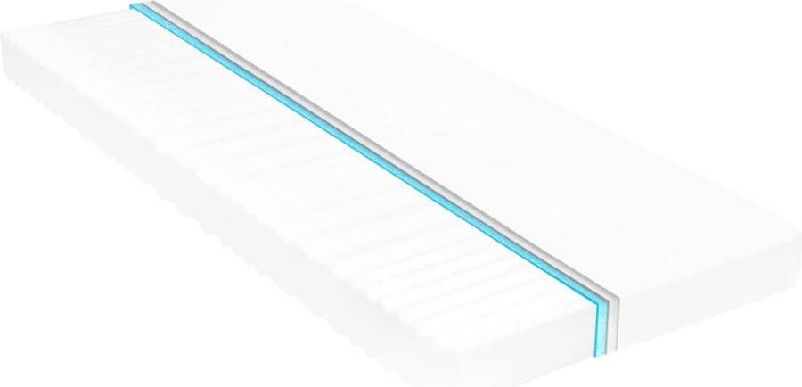 The Living Store Matras 7 Zone 10 cm PU-schuim H2 H3 180x200 cm Bezoeker Matras Slaapcomfort Zeven Zone Matras H2 h3 Hardheid Drukverlichting - Foto 3