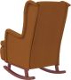 The Living Store Armstoel Fauteuil 63x86x99cm Bruin Fluweel - Thumbnail 1