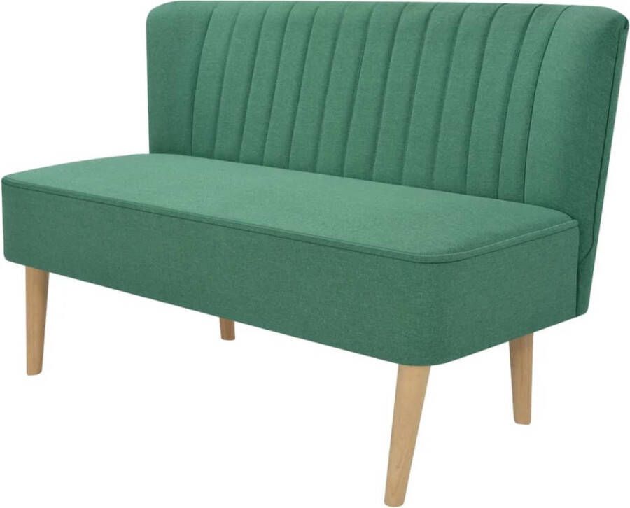 The Living Store Bank Compacte Moderne Tweezitsbank 117 x 55.5 x 77 cm Groen - Foto 2