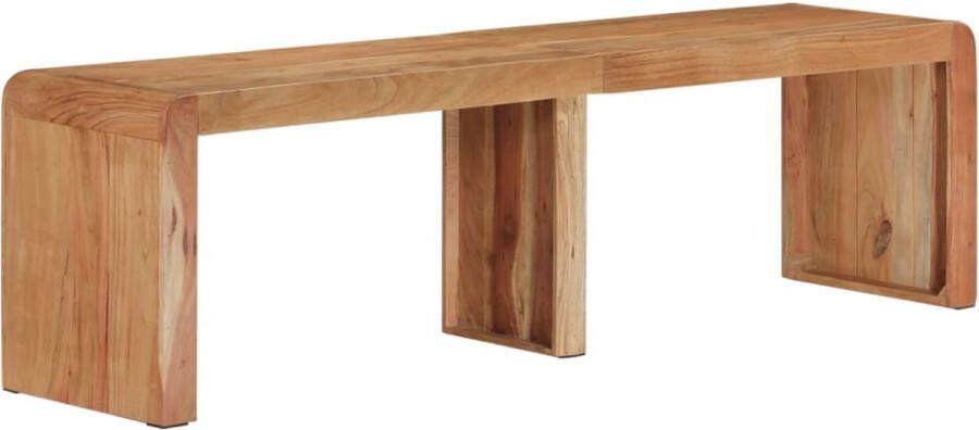 The Living Store Bank Rustieke Stijl Houten 160 x 38 x 45 cm Massief Acaciahout - Foto 3