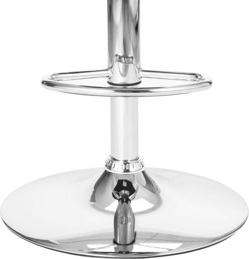 VidaXL Barkruk Zwart Kunstleer In Hoogte Verstelbaar Barstoel Zwarte Barstoel Kunstlederen Barstoel Ergonomische Barstoel Adjustable Barstool Hoge Barstoel Barstoelen - Foto 3