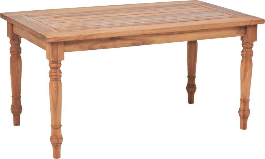 The Living Store Batavia Salontafel Teakhout 90 x 50 x 45 cm Bruin - Foto 2