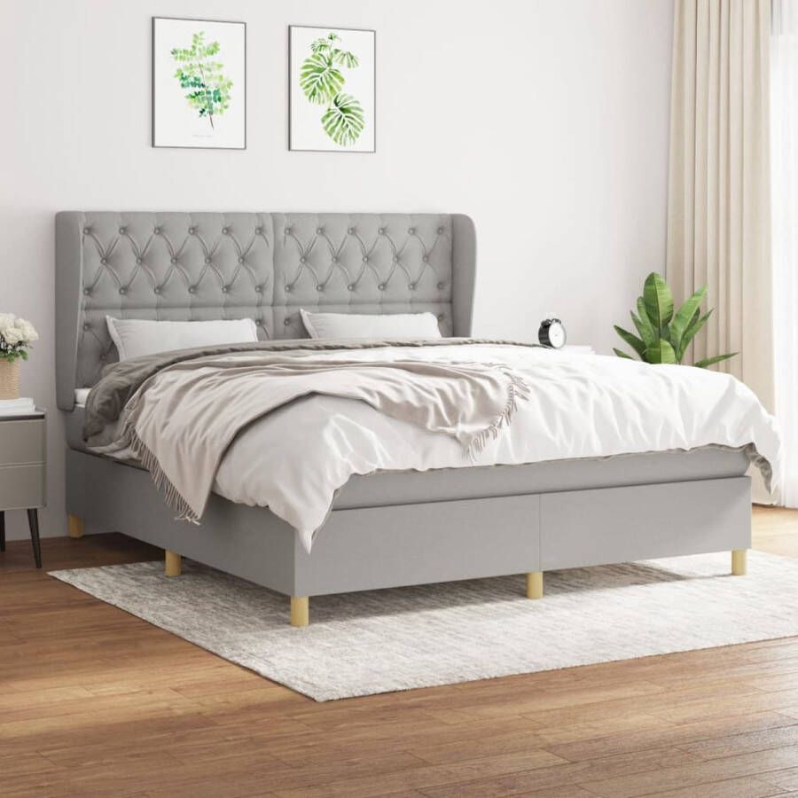 The Living Store Bed boxspring 160x200 pocketvering