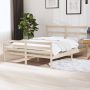 The Living Store Bedframe massief grenenhout 150x200 cm 5FT King Size Bedframe Bedframes Tweepersoonsbed Bed Bedombouw Dubbel Bed Frame Bed Frame Ledikant Houten Bedframe Slaapmeubel - Thumbnail 2