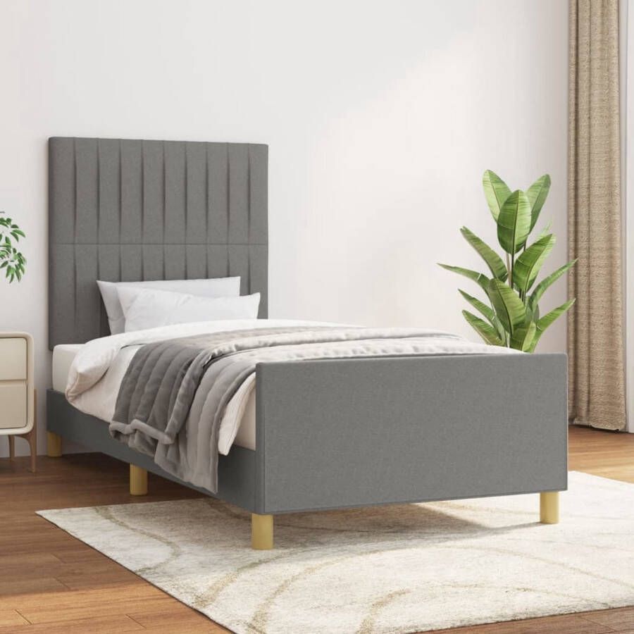 The Living Store Bedframe Comfort Bedframes 203 x 103 x 118 128 cm Duurzaam materiaal