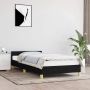 The Living Store Bedframe met hoofdeinde stof zwart 90x190 cm Bedframe Met Hoofdeinde Bedframes Met Hoofdeindes Bed Slaapmeubel Ledikant Bedbodem Tweepersoonsbed Bedden Slaapmeubels Slaapmeubelen Slaapmeubilair - Thumbnail 2