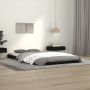 The Living Store Bedframe massief grenenhout zwart 100x200 cm Bedframe Bedframes Eenpersoonsbed Bed Bedombouw Ledikant Ledikanten Houten Bedframe Eenpersoonsbedden Bedden Bedombouwen - Thumbnail 1