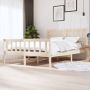 The Living Store Bedframe massief hout 160x200 cm Bedframe Bedframes Tweepersoonsbed Bed Bedombouw Dubbel Bed Frame Bed Frame Ledikant Bedframe Met Hoofdeinde Tweepersoonsbedden - Thumbnail 2