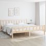 The Living Store Bedframe massief hout 180x200 cm 6FT Super King Bedframe Bedframes Tweepersoonsbed Bed Bedombouw Dubbel Bed Frame Bed Frame Ledikant Houten Bedframe Tweepersoonsbedden - Thumbnail 2