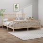 The Living Store Bedframe massief grenenhout 180x200 cm 6FT Super King Bedframe Bedframes Bed Bedbodem Ledikant Bed Frame Massief Houten Bedframe Slaapmeubel Tweepersoonsbed Bedden Bedbodems - Thumbnail 2