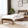 The Living Store Bedframe Grenenhout Honingbruin 205.5 x 96 x 100 cm 90 x 200 cm Montage vereist - Thumbnail 2