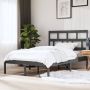 The Living Store Bedframe massief hout grijs 150x200 cm 5FT King Size Bedframe Bedframes Bed Bedbodem Ledikant Bed Frame Massief Houten Bedframe Slaapmeubel Tweepersoonsbed Bedden Bedbodems - Thumbnail 3