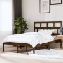 The Living Store Bedframe massief hout honingbruin 150x200 cm 5FT King Size Bedframe Bedframes Bed Bedbodem Ledikant Bed Frame Massief Houten Bedframe Slaapmeubel Tweepersoonsbed Bedden Bedbodems - Thumbnail 3