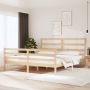 The Living Store Bedframe massief grenenhout 180x200 cm 6FT Super King Bedframe Bedframes Bed Bedbodem Ledikant Bed Frame Massief Houten Bedframe Slaapmeubel Tweepersoonsbed Bedden Bedbodems - Thumbnail 2