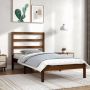 The Living Store Bedframe massief grenenhout honingbruin 90x200 cm Bedframe Bedframes Bed Bedbodem Ledikant Bed Frame Massief Houten Bedframe Slaapmeubel Eenpersoonsbed Bedden Bedbodems - Thumbnail 1