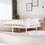 The Living Store Bedframe massief hout 180x200 cm 6FT Super King Bedframe Bedframes Tweepersoonsbed Bed Bedombouw Dubbel Bed Frame Bed Frame Ledikant Bedframe Met Hoofdeinde Tweepersoonsbedden - Thumbnail 1