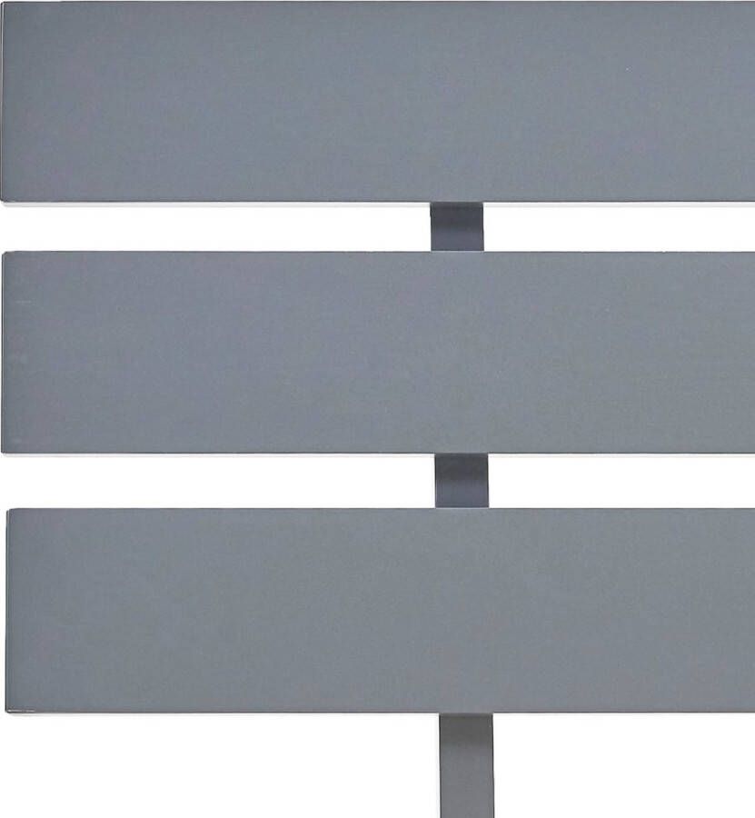 The Living Store Bedframe s Massief Grenenhout 213 x 145 x 66 cm Geschikt voor 140 x 200 cm matras Massief Houten Bedframe Grenenhout Bedframe Tweepersoons Bed Grijs Bedframe Modern Bedframe