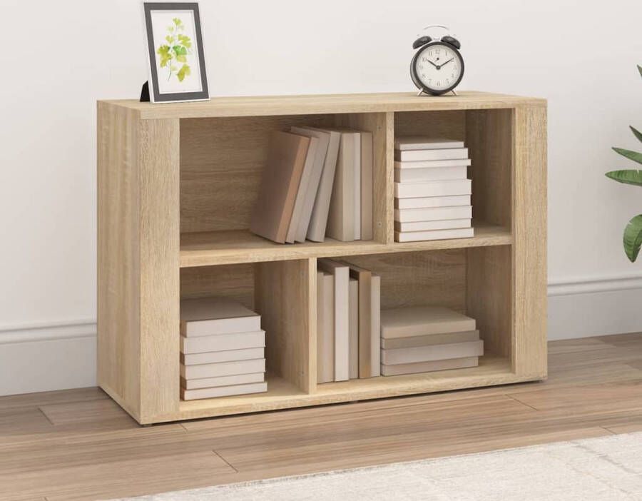 The Living Store Boekenkast Sonoma Eiken 80x30x54 cm