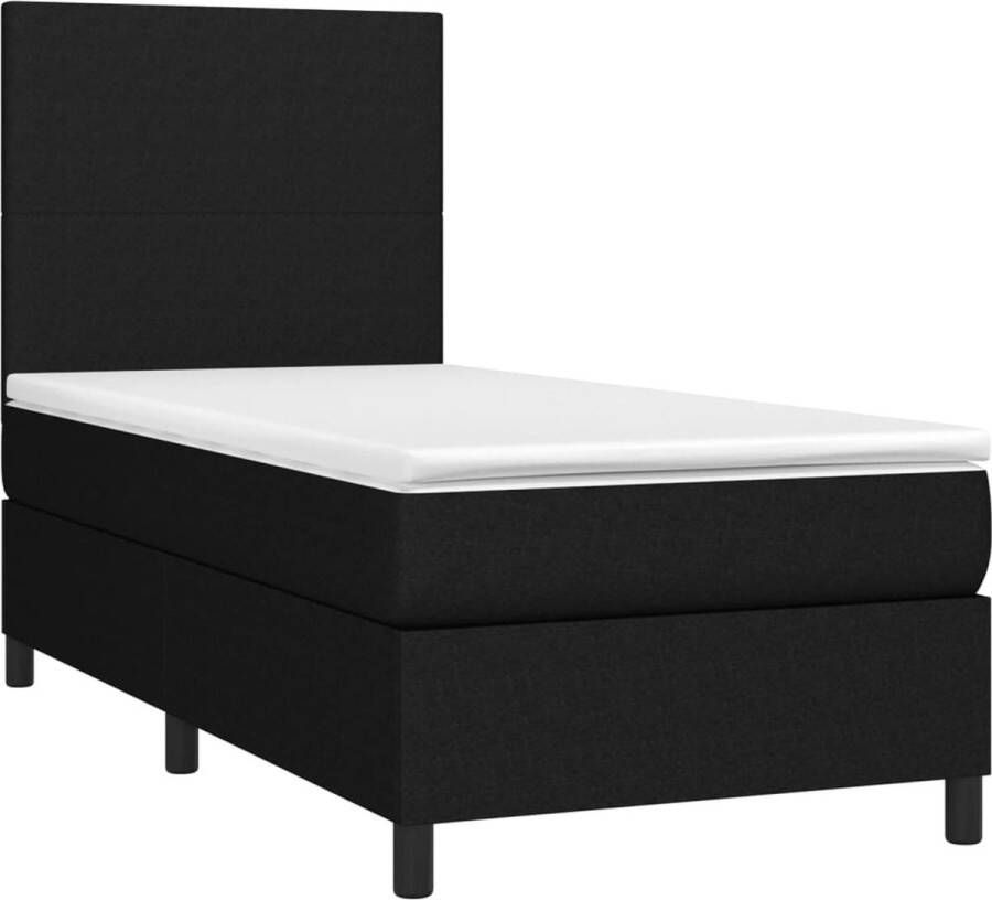 The Living Store Boxspring LED 90x200 cm Pocketvering