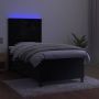 The Living Store Boxspring LED Fluweel Pocketvering Huidvriendelijk 193x90x118 128 cm - Thumbnail 2