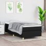 The Living Store Boxspring met matras stof zwart 90x190 cm Boxspring Boxsprings Bed Slaapmeubel Boxspringbed Boxspring Bed Eenpersoonsbed Bed Met Matras Bedframe Ledikant Bedden - Thumbnail 1