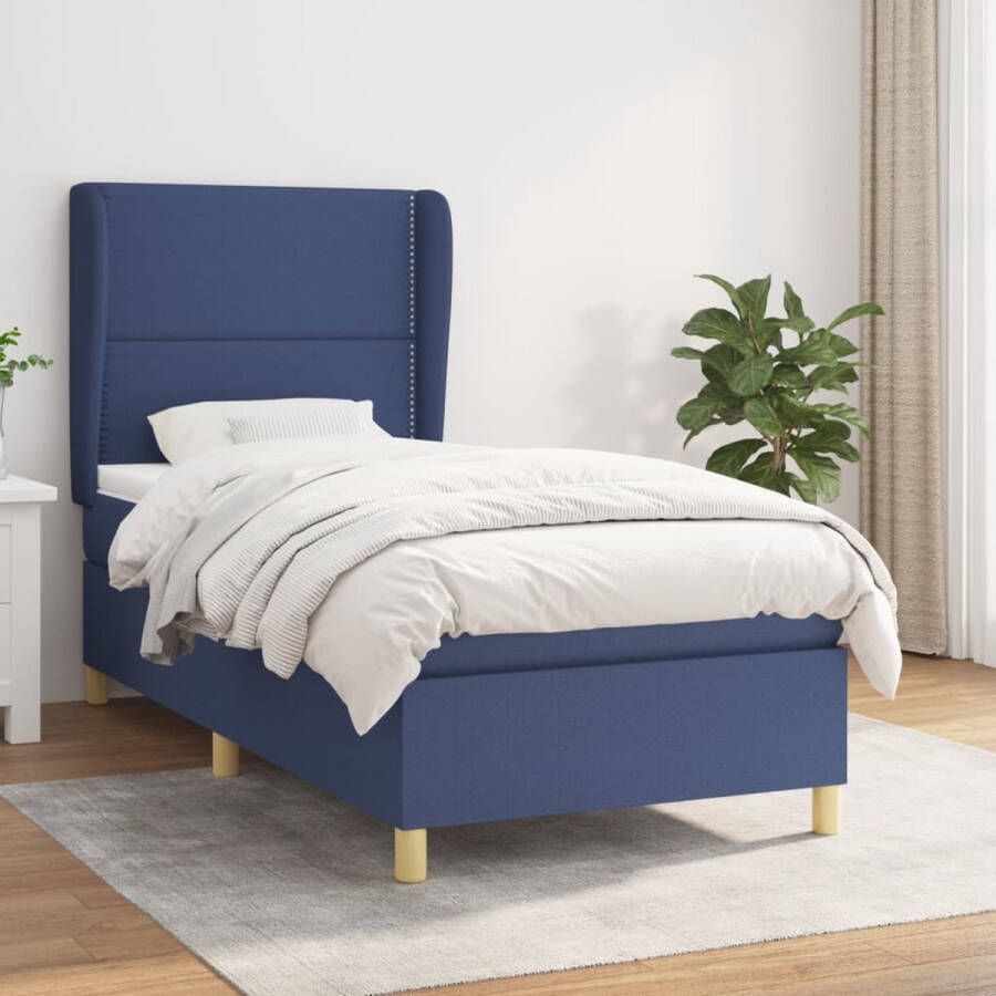 The Living Store Boxspringbed Comfort Bed Afmeting- 203 x 83 x 118 128 cm Ken- Duurzaam materiaal Boxspringbed Slaapcomfort Boxspring Bed Frame Tweepersoonsbed